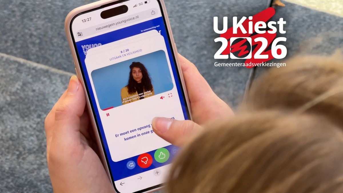 Met deze hippe stemwijzer hoopt Nieuwegein jongeren aan het stemmen te krijgen