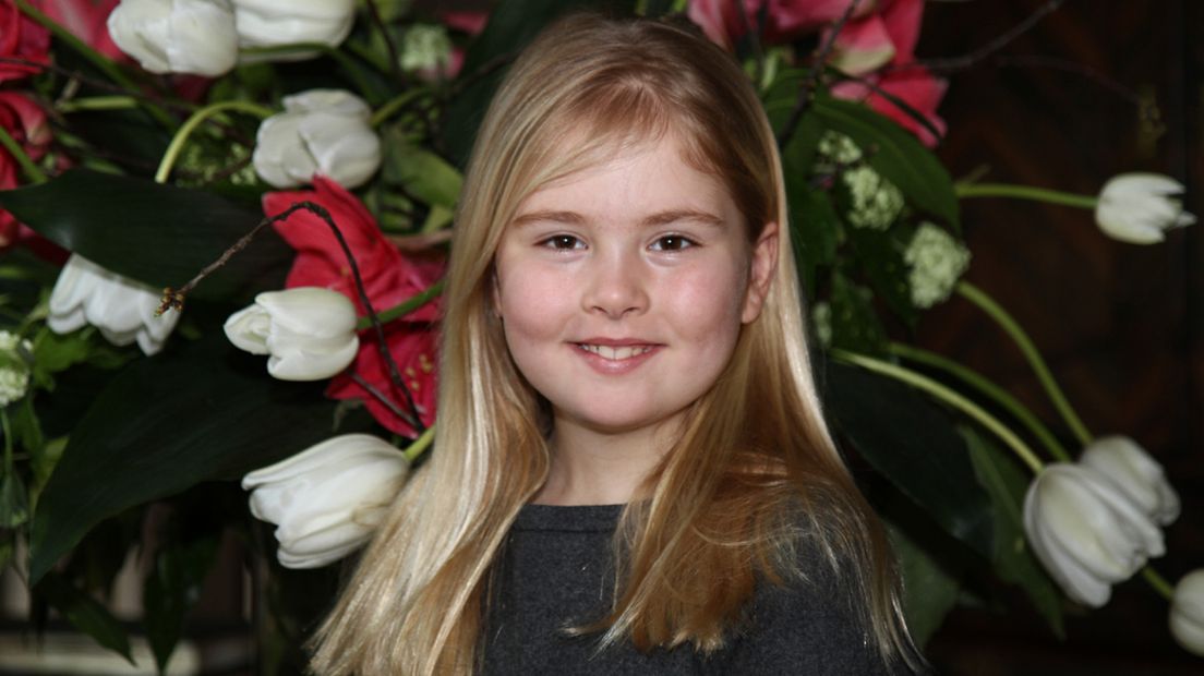 Prinses Catharina Amalia in maart 2012 in Wassenaar