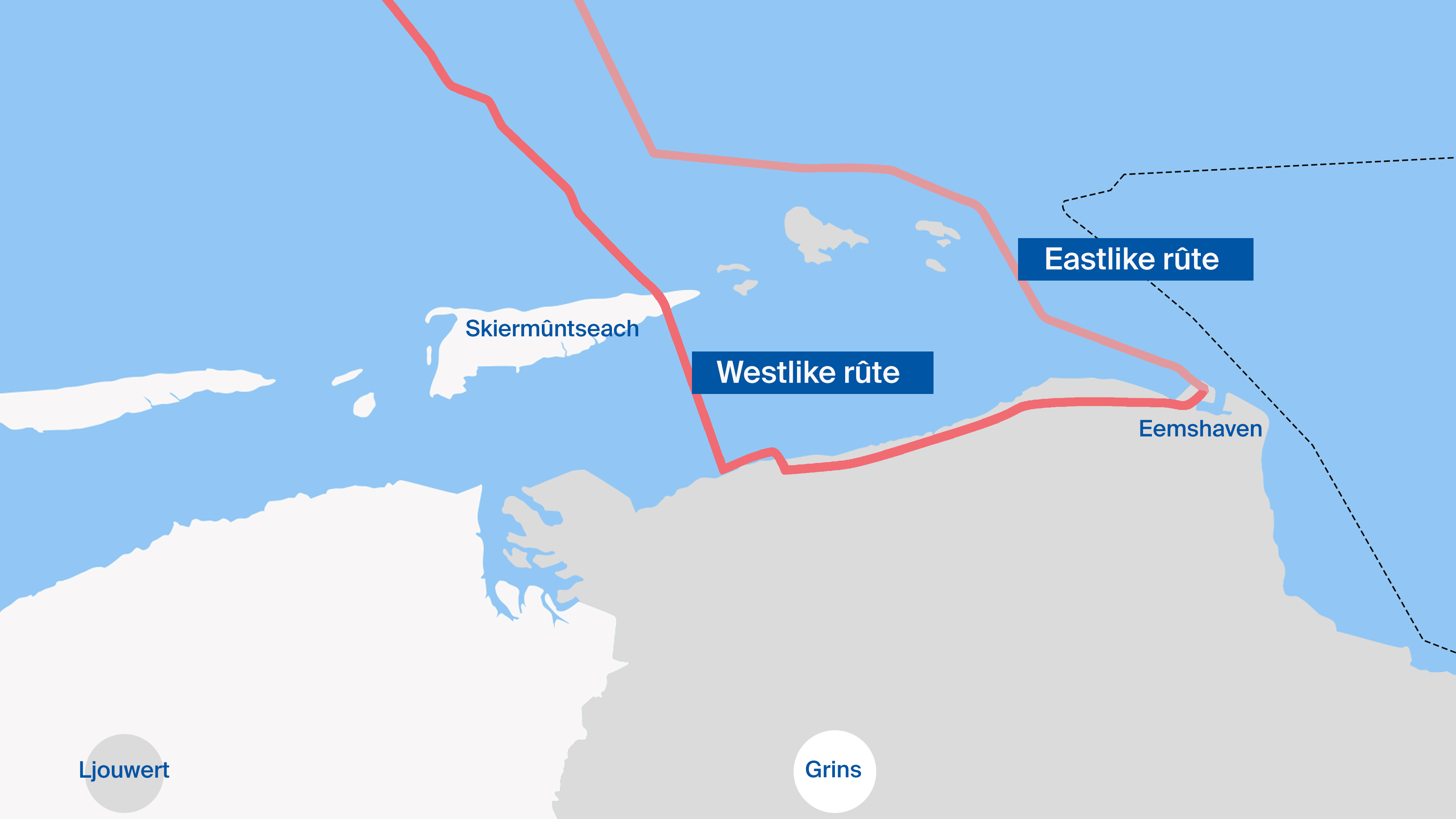 De minister kiest foar de westlike rûte, noardlike bestjoerders wolle in eastlike rûte