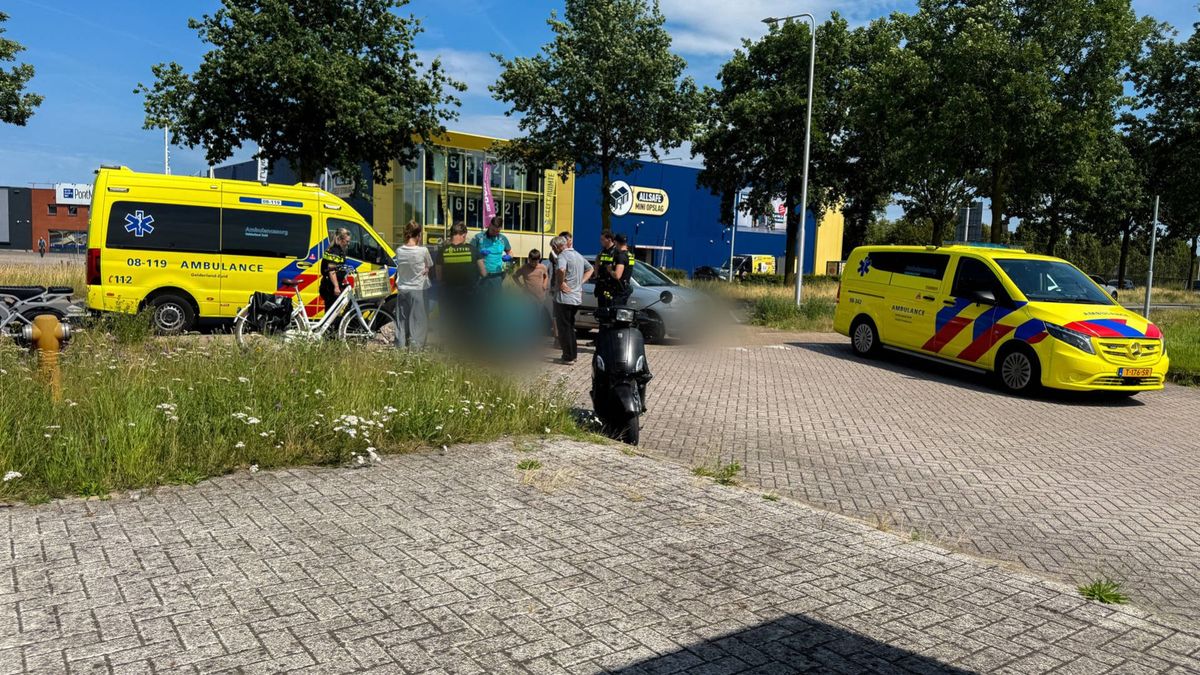 Scooterrijder gewond bij botsing in Nijmegen