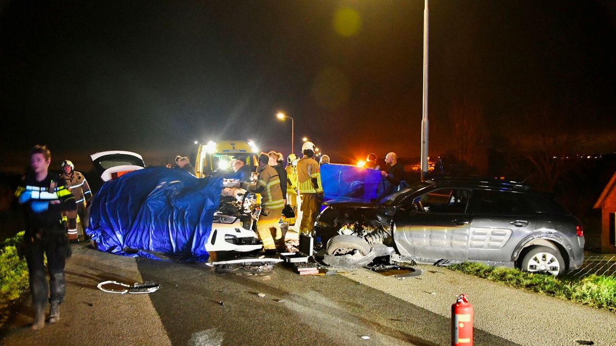 Gewonden bij frontale botsing in Lexmond