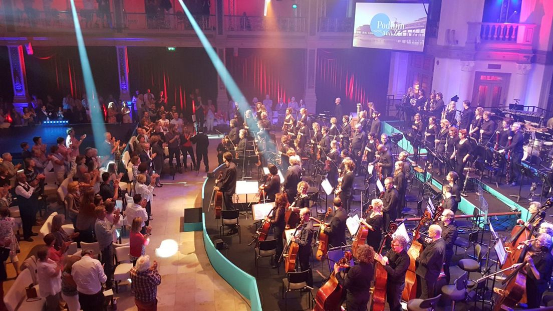 Het Residentie Orkest tijdens Festival Classique op Scheveningen