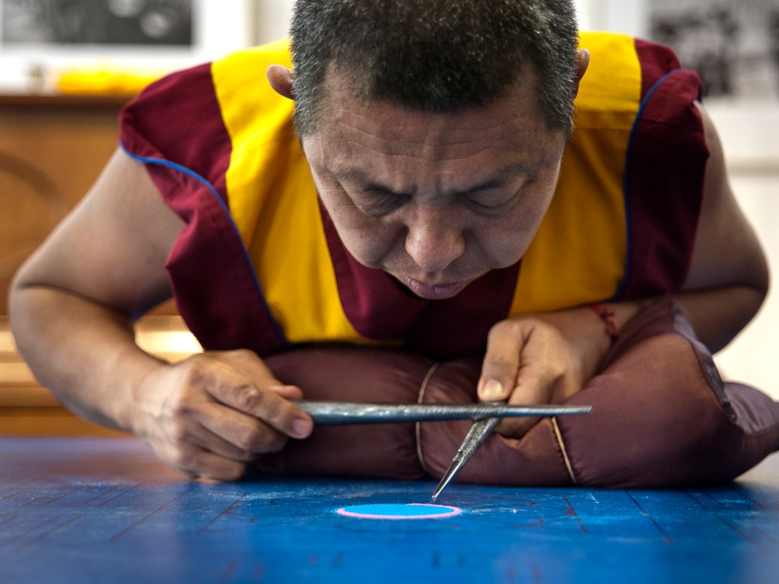 Tibetaanse Monniken Fotografie Roald Sekeris