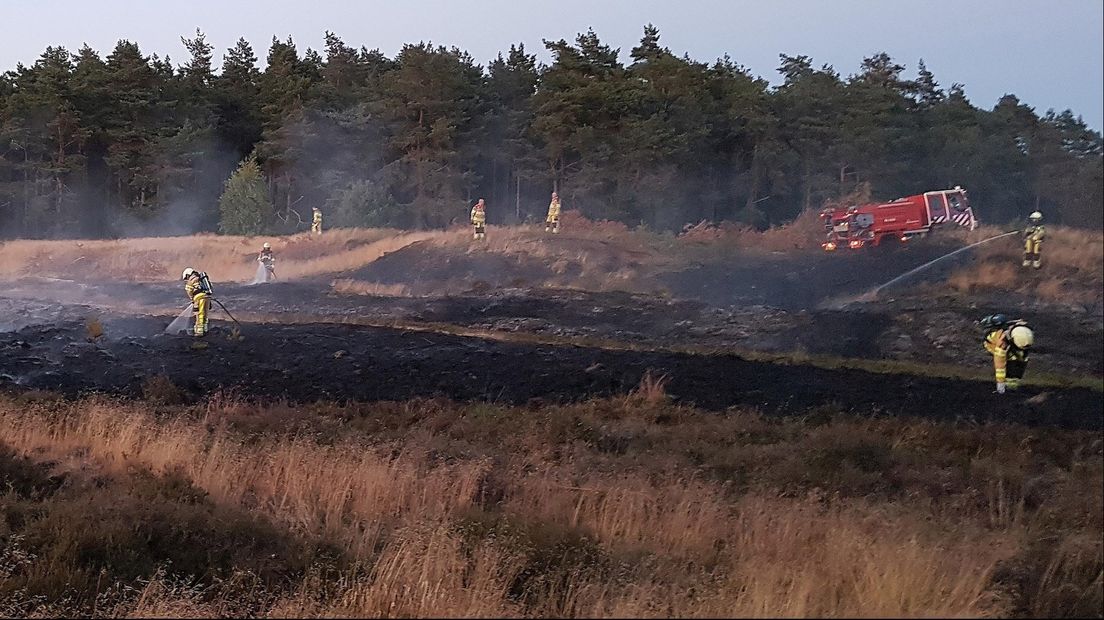 Natuurbrand in Dalfsen