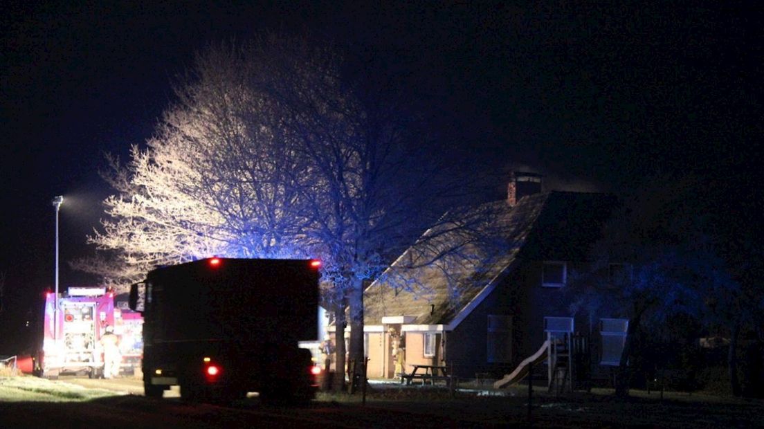 Woningbrand in Haarle