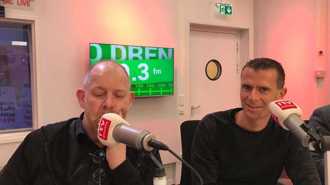 Erik-Jan Kreuze (l) en Mark Strolenberg bij Cassata (Rechten: RTV Drenthe/Margriet Benak)