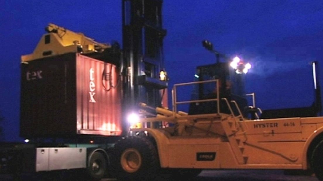 Goederentrein gelost in Almelo