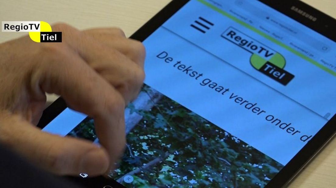 Met een druk op de knop is woensdag een lokale nieuwsapp voor RegioTV Tiel gepresenteerd. De app en ook de website van RegioTV is gebouwd door Omroep Gelderland. De omroep investeert flink in samenwerking met lokale collega's.