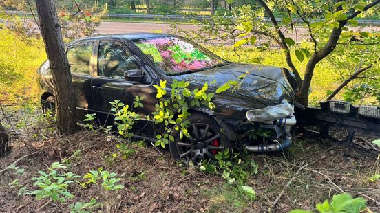 Bestuurder met politie mee na ongeval op A28