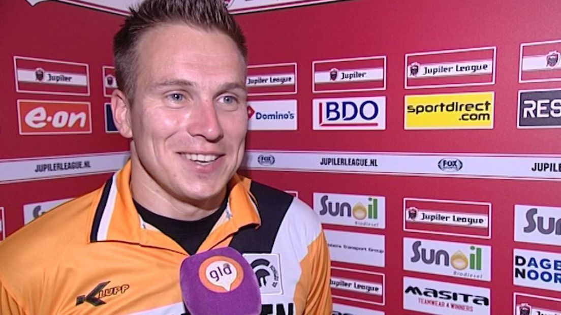 Freek Thoone in 2013 in Emmen na de wedstrijd