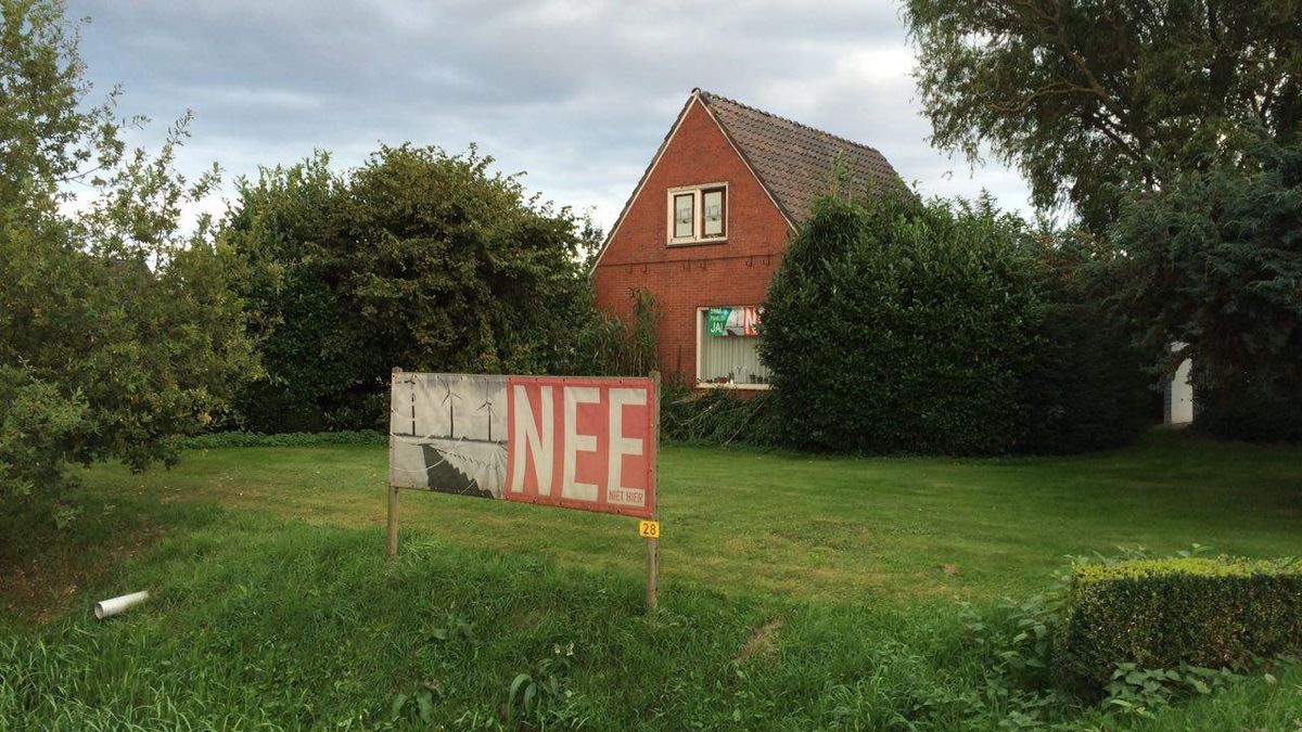 Protest tegen windmolens gaat door