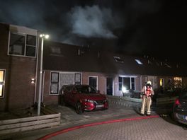 Huis in Assen in brand, veel schade door rook
