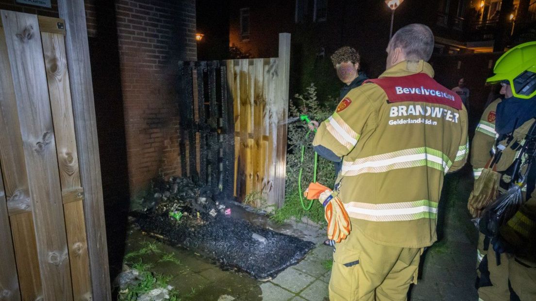 Door oplettende buurtbewoners sloeg de brand niet over.