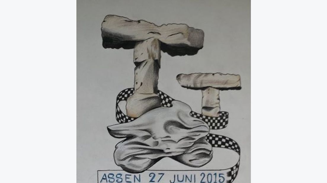 Een ontwerp (Rechten: Facebook TT Festival Assen)