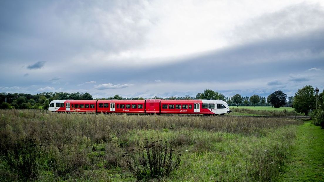 Trein tussen Winterswijk en Doetinchem