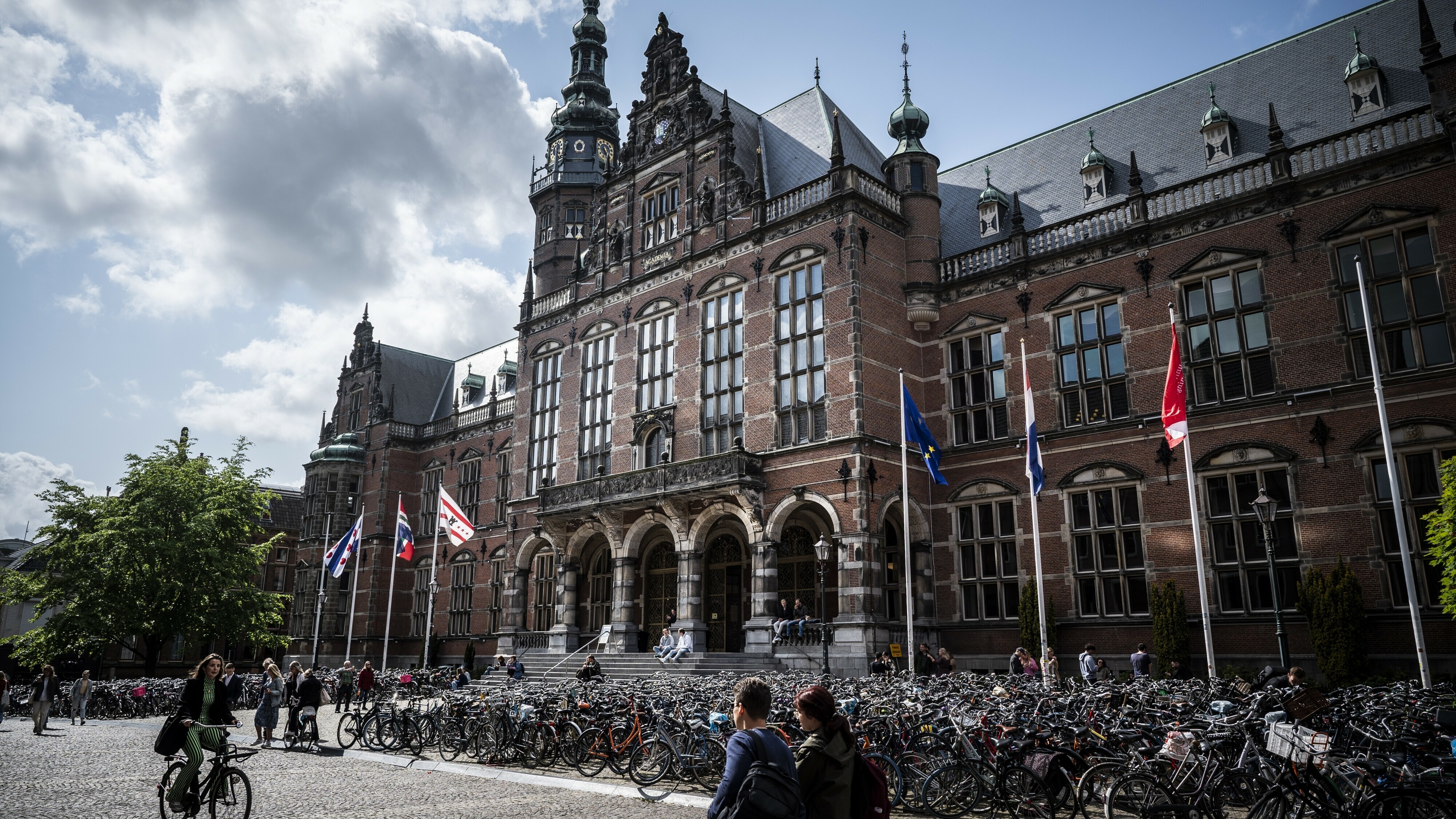 Het Academiegebouw van de Rijksuniversiteit Groningen