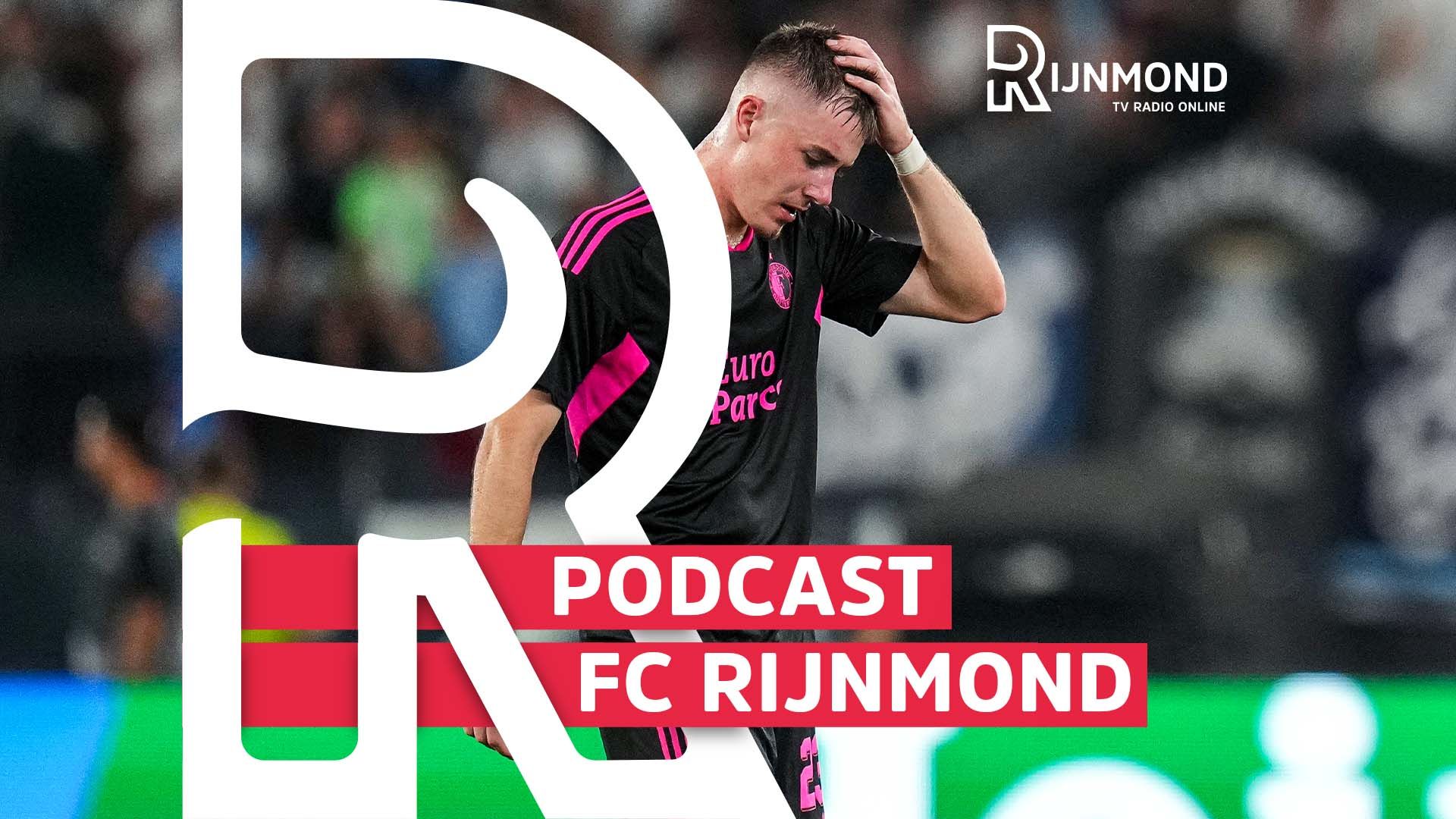 Patrik Wålemark baalt na een tegentreffer bij Lazio-Feyenoord