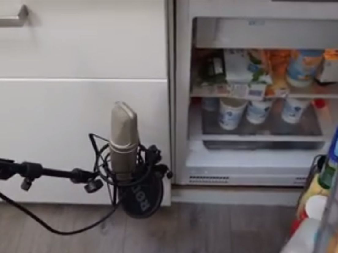 De koelkast als basedrum