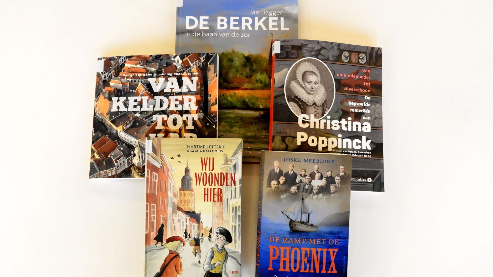 Vijf genomineerde boeken voor Beste Boek Achterhoek en Liemers.