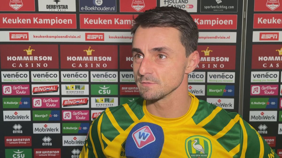 Daryl van Mieghem na ADO Den Haag NAC Breda Omroep West