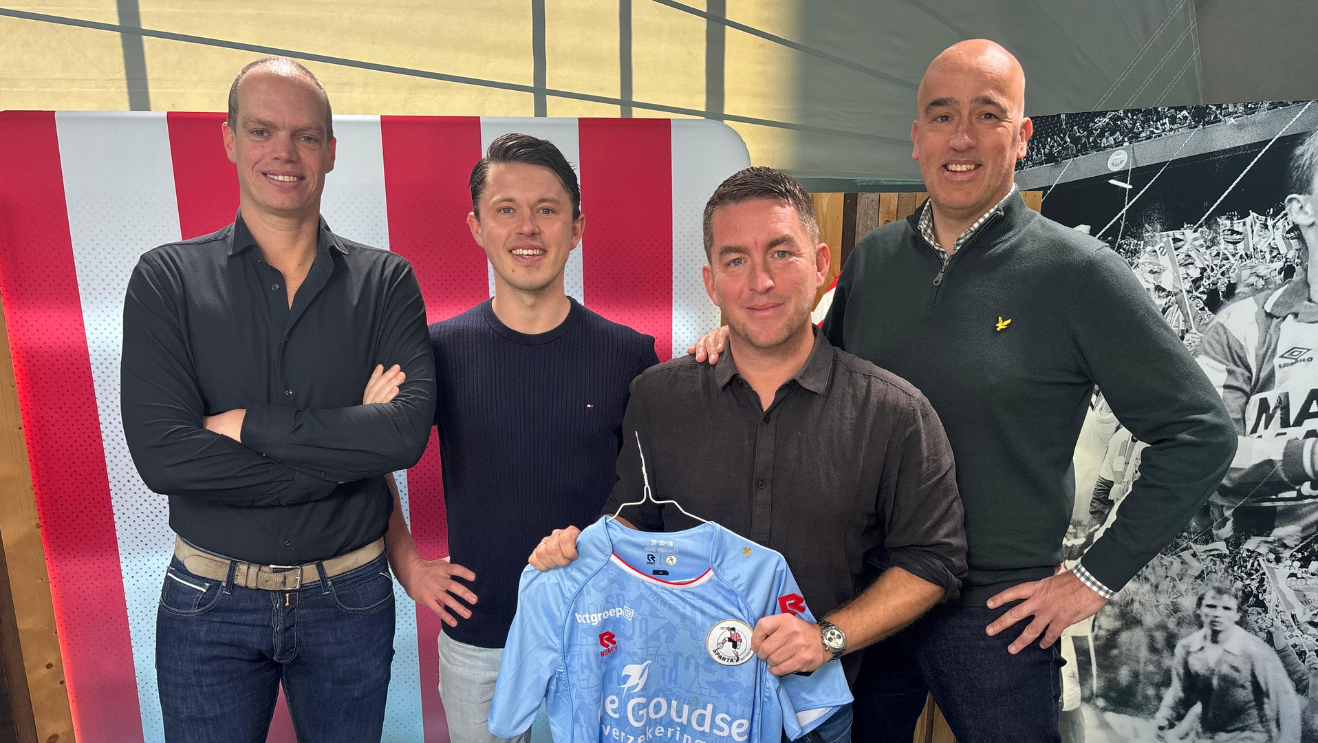 Frank Stout, Sander Kooijman, Anton Slotboom en Ruud van Os