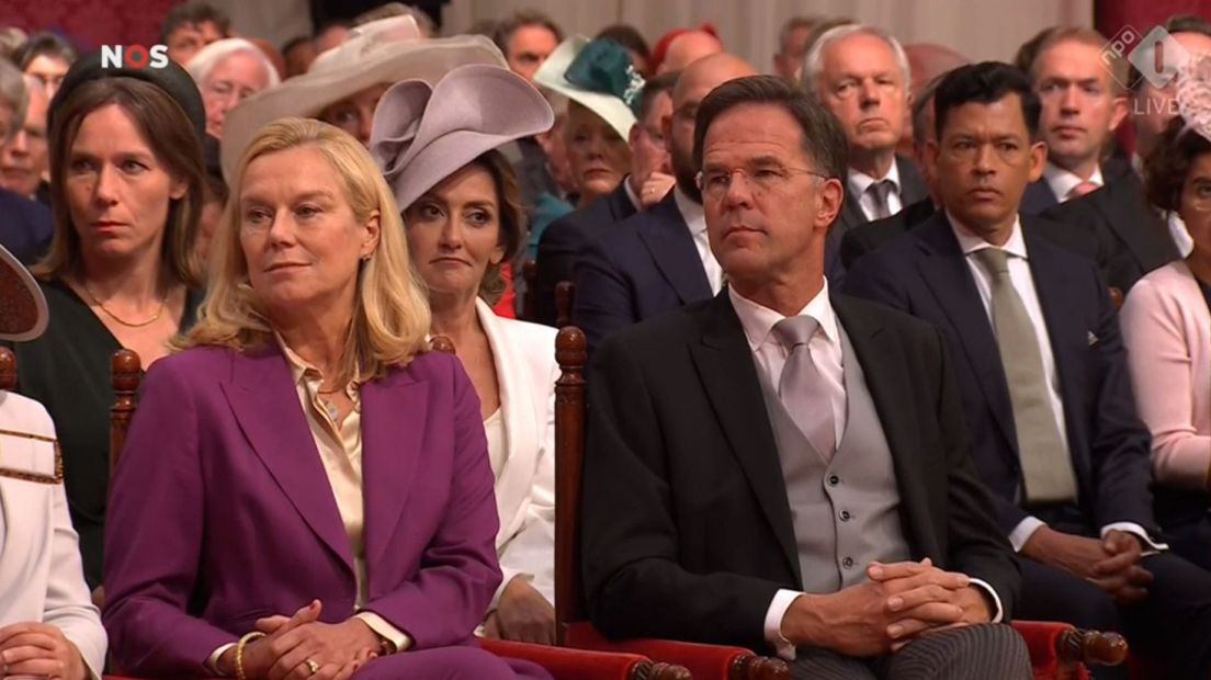 Minister Sigrid Kaag (D66) en premier Mark Rutte (VVD)