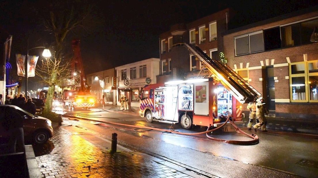 Brand in chinees restuarant