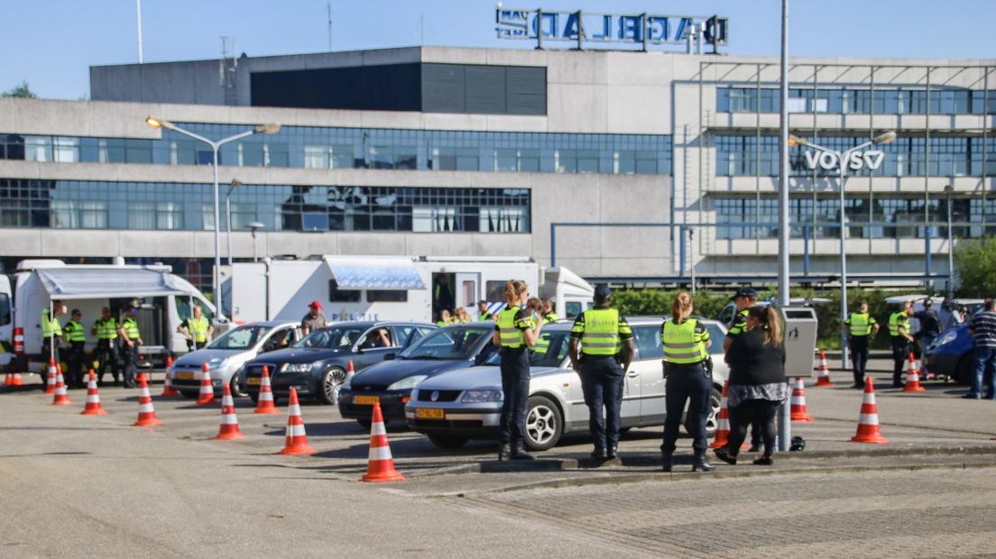 Bij de controle werden meerdere voertuigen in beslag genomen