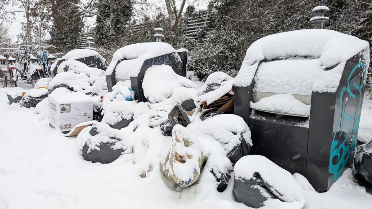 Afval naast de container zetten. maakt ophalen uiteindelijk lastiger