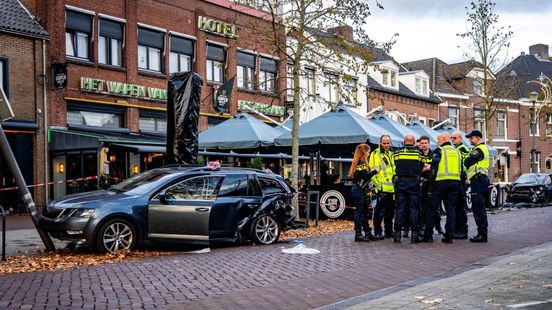Terrasbezoekers ontsnappen aan drama bij ongeval in Elst