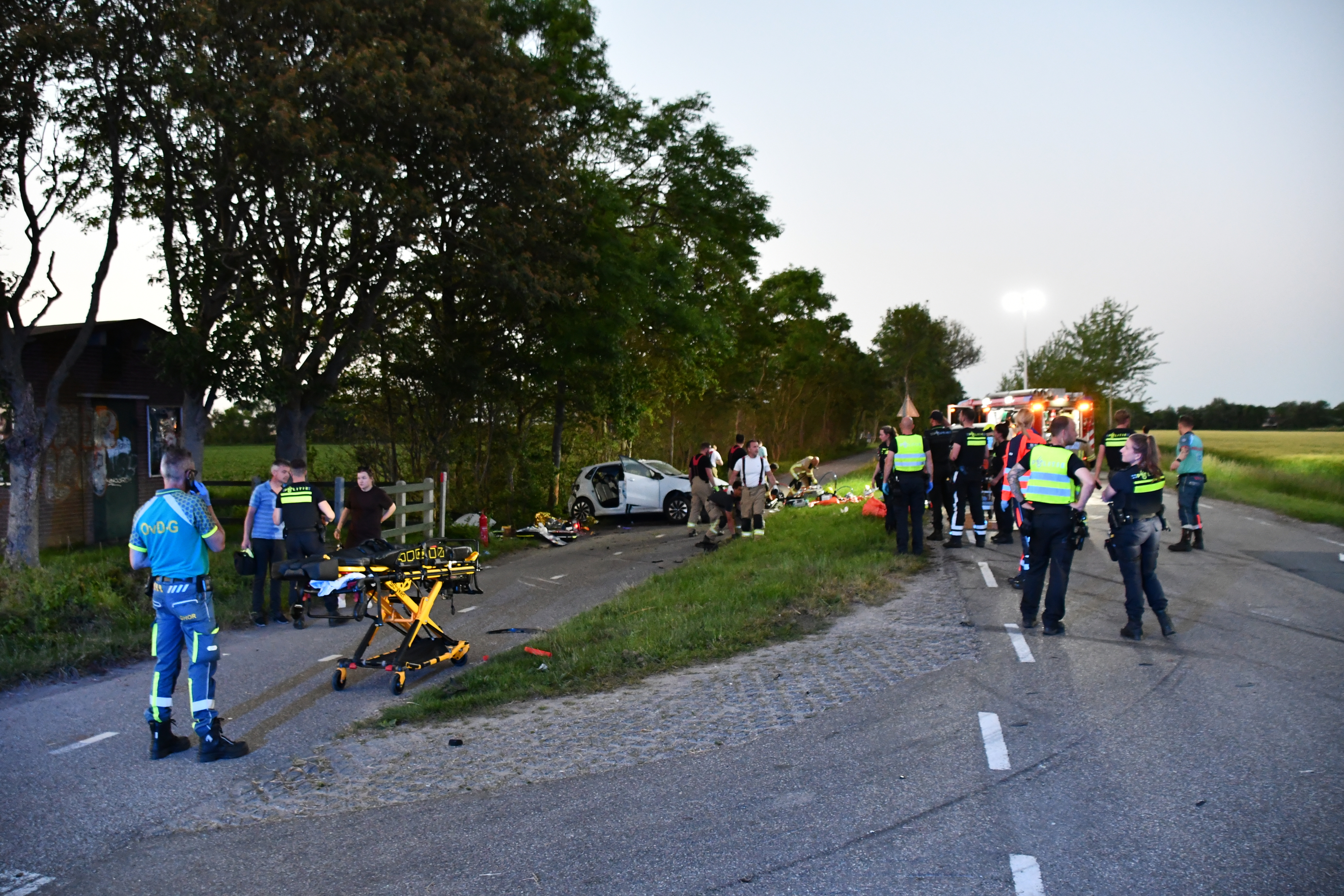 Vijf gewonden bij ernstig ongeluk in Westkapelle