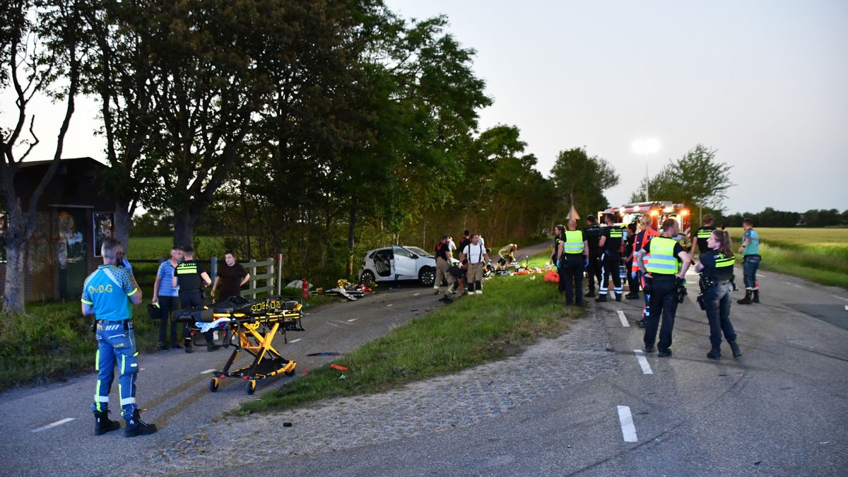 Vijf gewonden bij ernstig ongeluk in Westkapelle