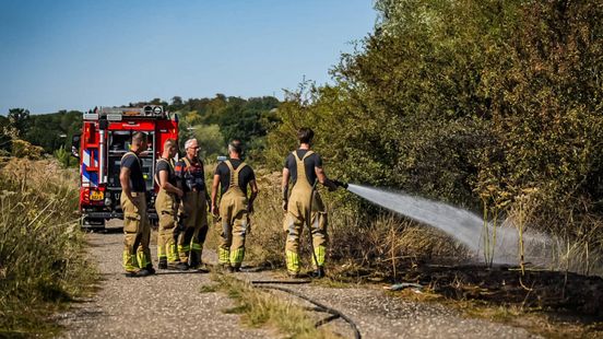 Grote brandweerinzet voor natuurbrand in Meinerswijk bij Arnhem