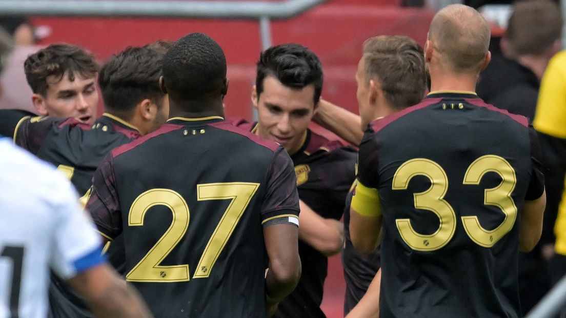 Tasos Douvikas scoorde tweemaal tegen Espanyol