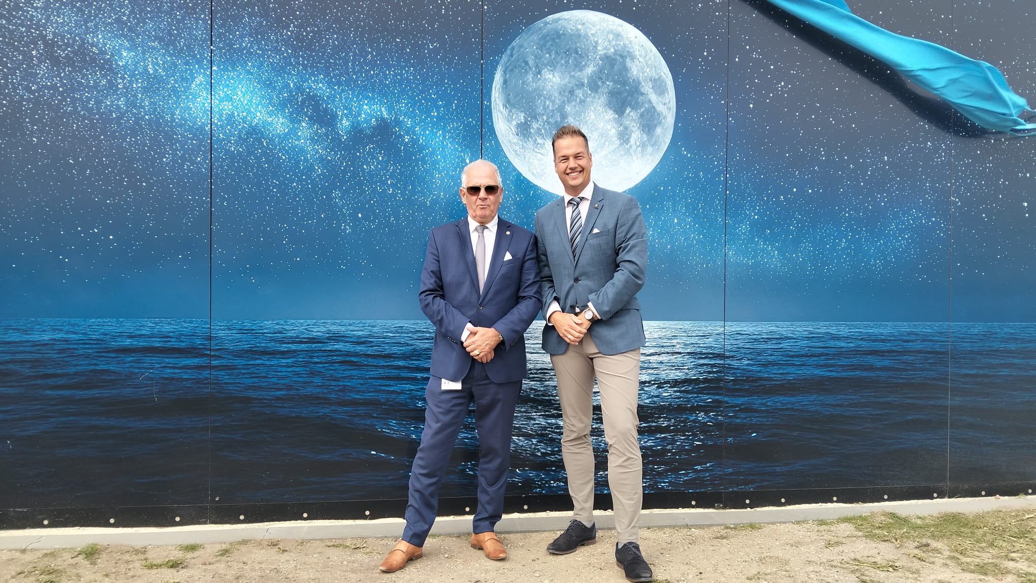 Selfie met de maan en een lesje over het getij bij Kamperland