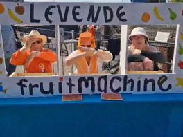 Zo werkt de levende fruitmachine.