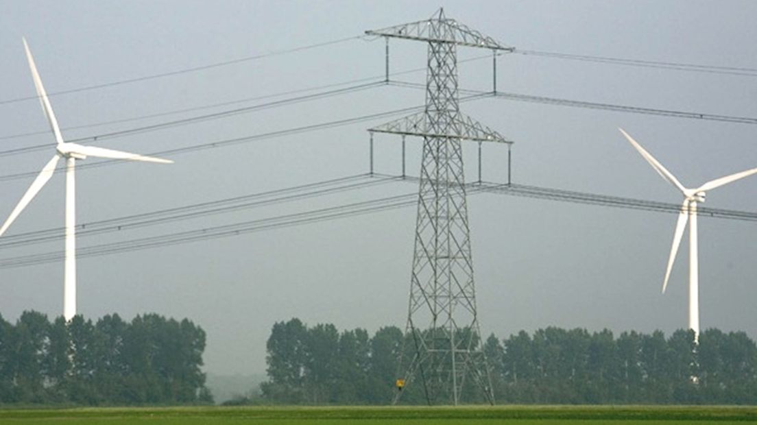 Windmolens bij grens Hardenberg