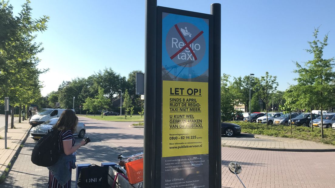 Regio taxi is HUB taxi geworden (Rechten: Serge Vinkenvleugel/RTV Drenthe)