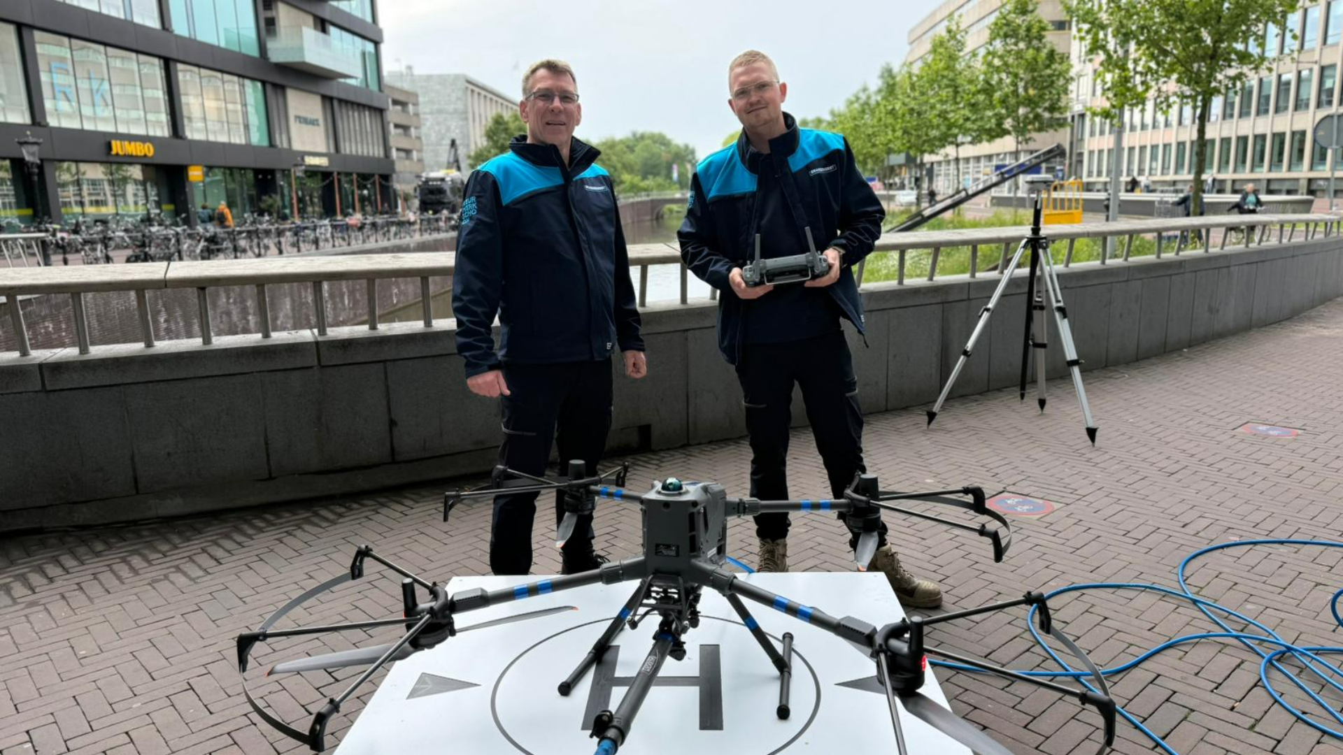Bram was glazenwasser, nu dronepiloot: ‘Er komt heel wat bij kijken’