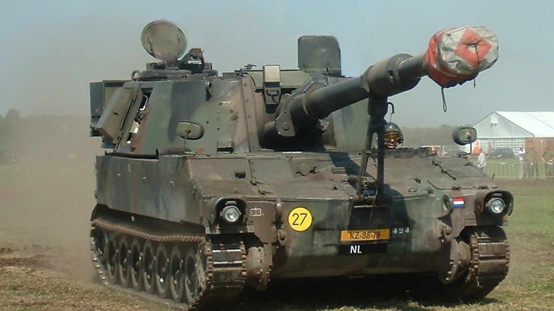 M109 pantserhouwitzer.