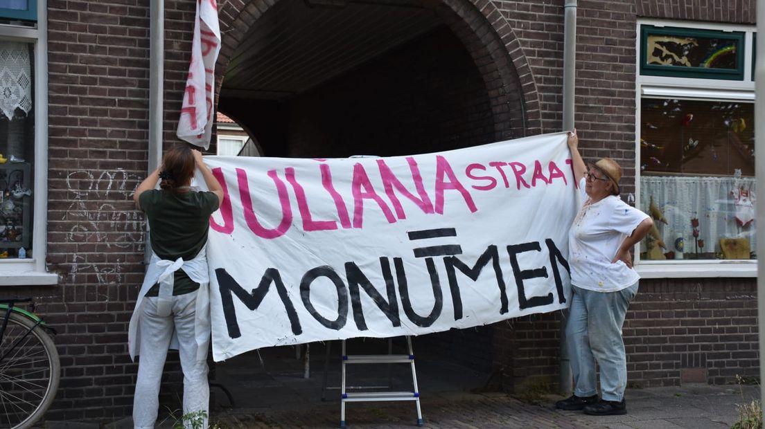 Bewoners willen van de Julianastraat een monument maken.