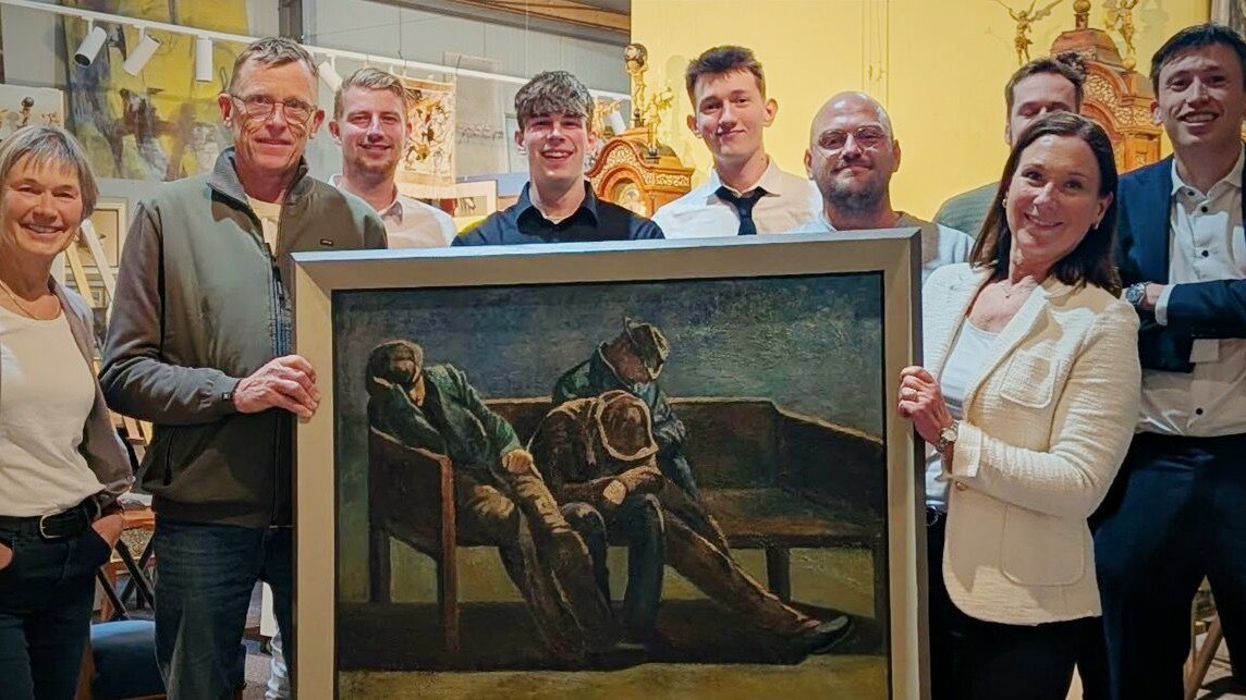 It skilderij 'De drie gebroeders' smiet 37.410 euro op