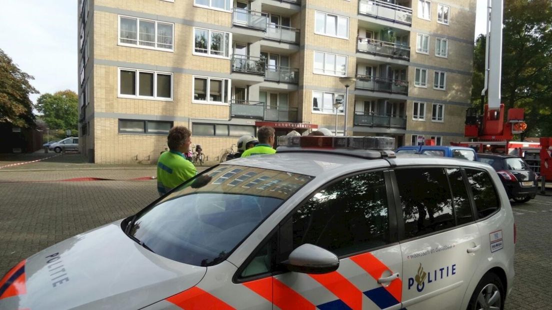 Politie ter plaatse in Enschede