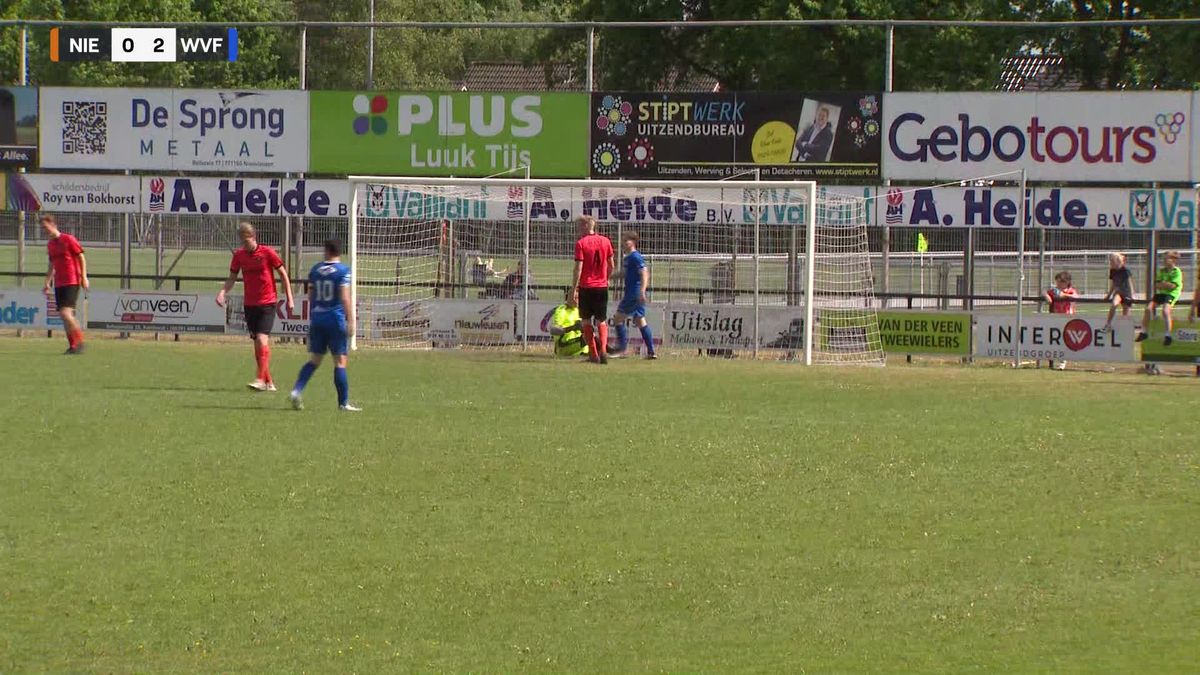 Nieuwsleusen nog geen kampioen na nederlaag tegen concurrent WVF
