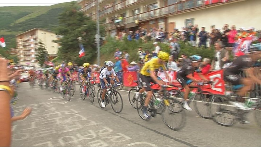 Het peleton.