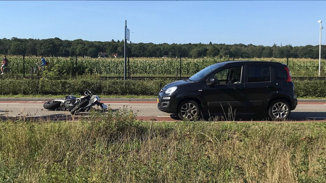 Ongeval met motor in Holten