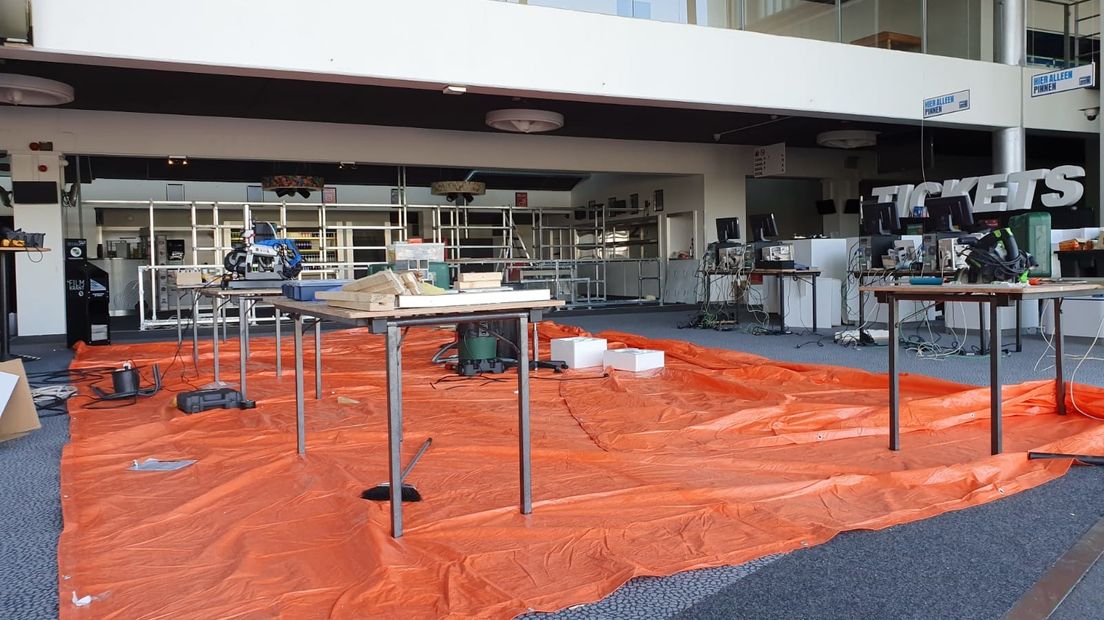In de bioscoop wordt hard gewerkt om alles anderhalve-meter proof te maken