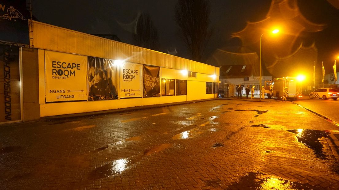 Brand in container in Deventer