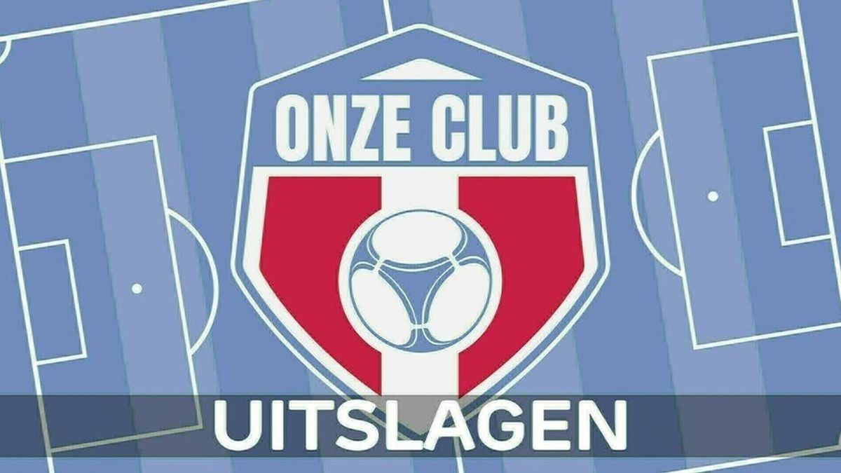 Uitslagen bekervoetbal zaterdag 7 september
