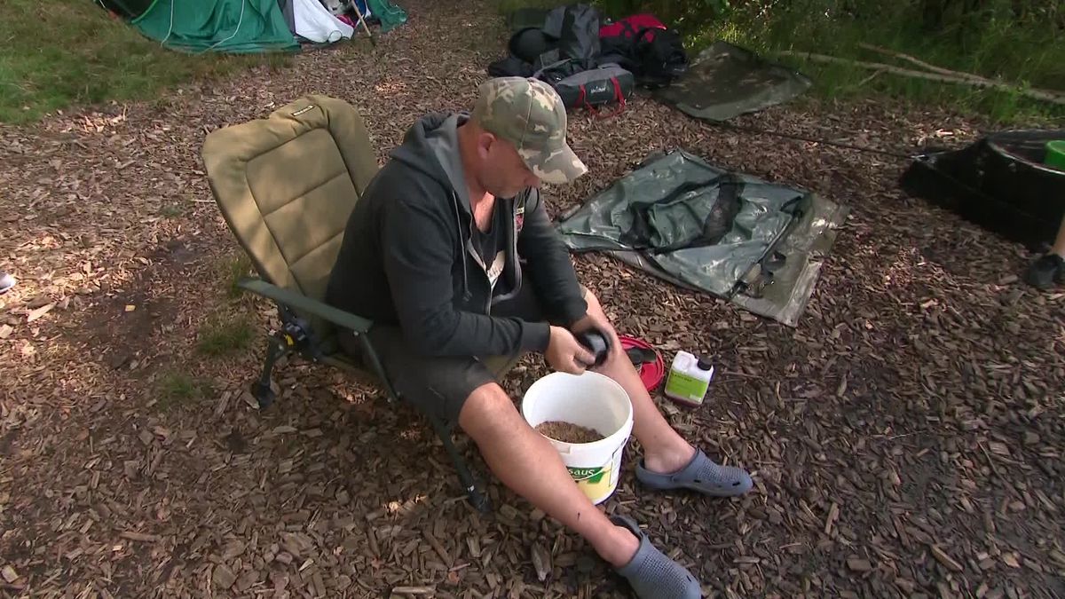 Jeugd Karper Kamp aan de Stobbeplas in Lutten